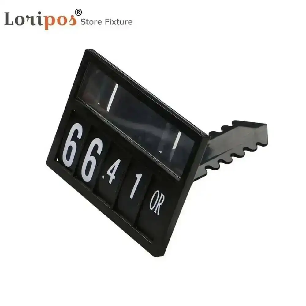 5pcs Shelf Pop Price Talker Price Sign Display Number Signage Card Case Label Holder Plugin Frame Pin Replaceable Tag Hanger