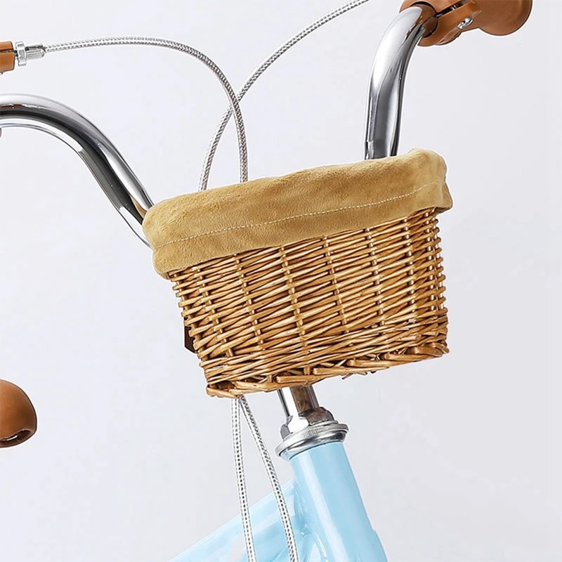 Kids Bike Basket Bicycle D-Shaped Baskets Child Scooter Front Storage Basket For Cycling Accessories