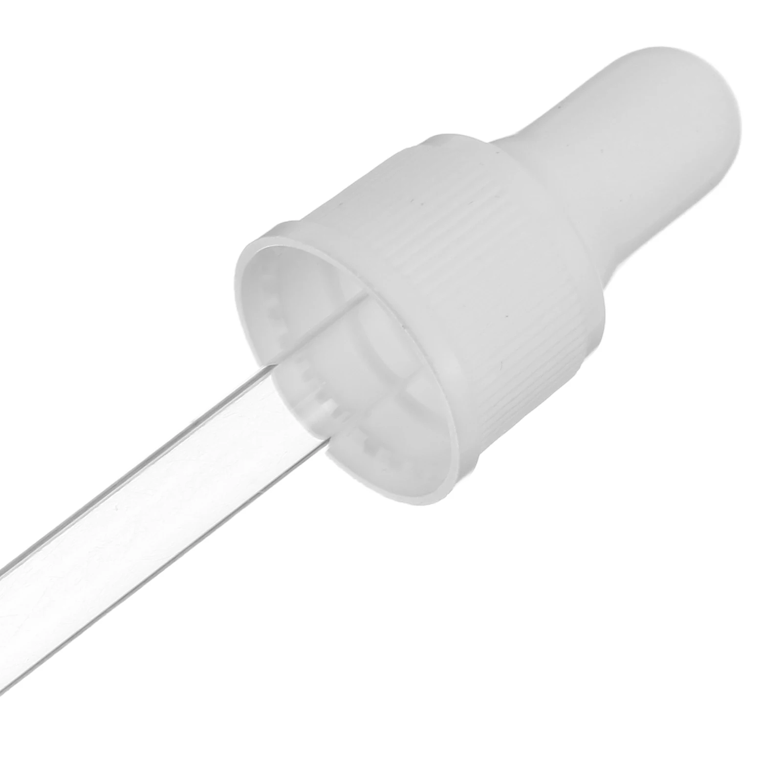 

6 Pcs Soda Dropper Silicone Cap Glass Tip Droppers Automatic Liquid White Pipettes Travel