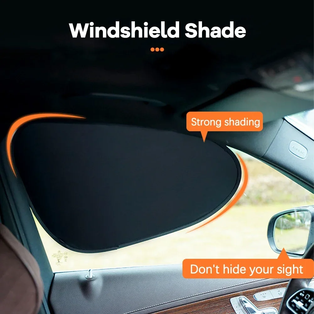 

UV & Heat Protection Sun Protection Heat Blocking Car Side Window Sunshade Curtain Static Cling Sun Blocker for Side Windows