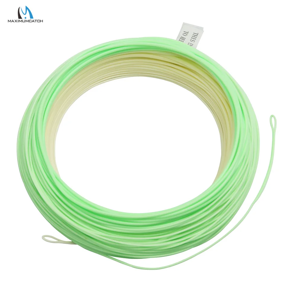 Maximumcatch 100FT Switch Fly Fishing Line Double Color 4-8WT Weight Forward Floating Fly Line