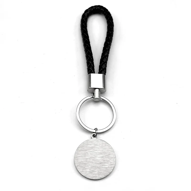 Saint Moses The Black Pray For Us Keyring For Women Men Stainless Steel Silver Color Amulet Male Bag Hanging Keychain Jewelry
