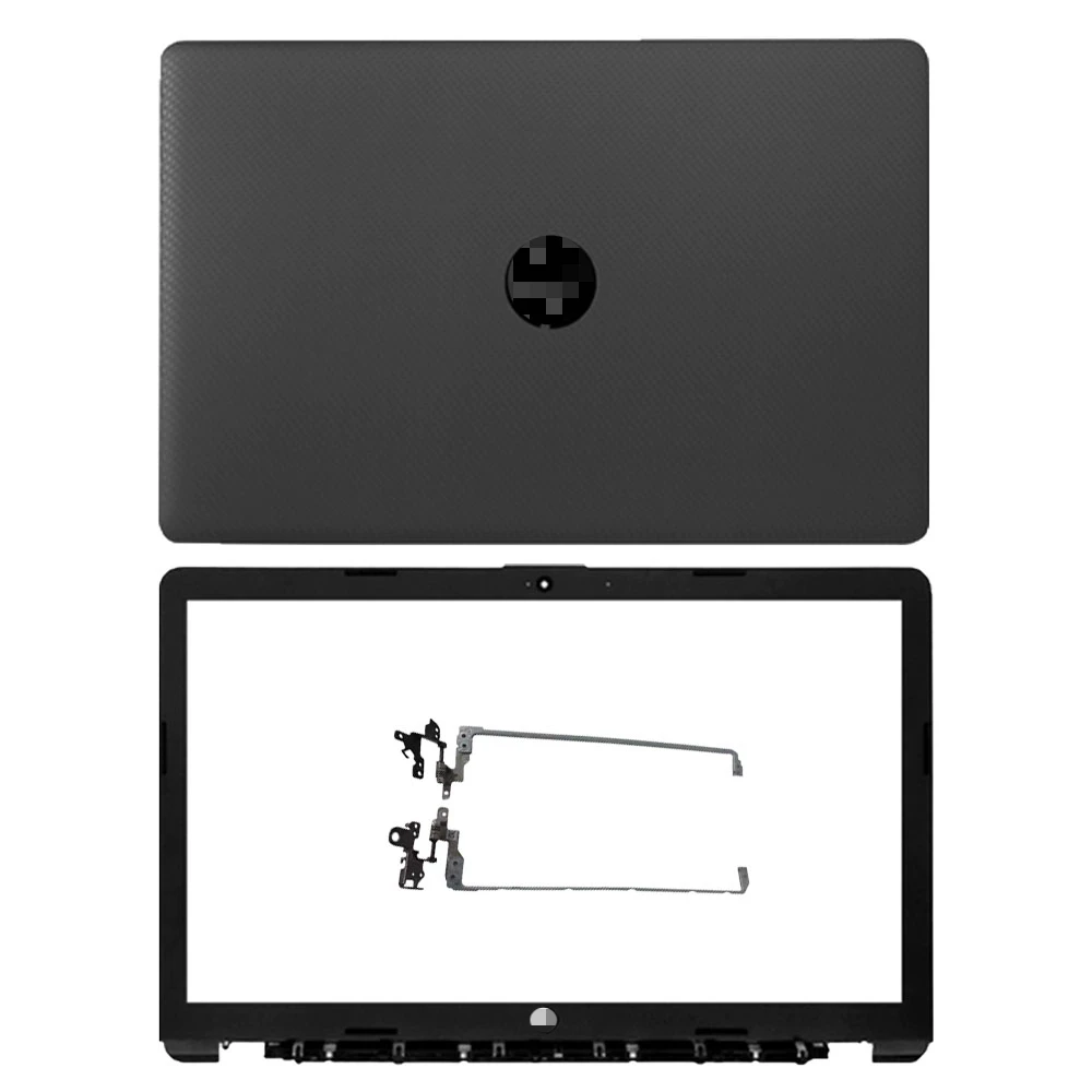 

For HP 250 G7 255 G7 15-DA 15-DB 15-DX 256 G7 TPN-C135 TPN-C136 Laptop LCD Back Cover Screen Rear Lid Front Bezel Hinges