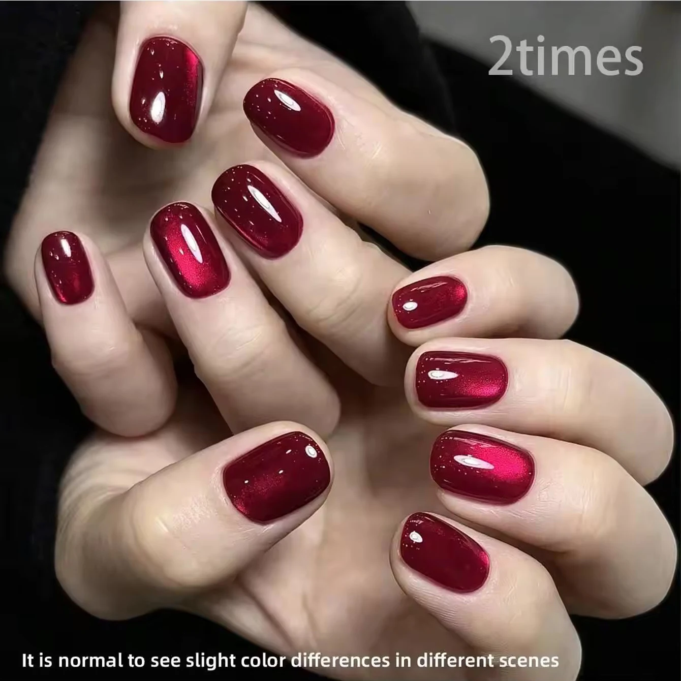 

12ML 1PCS Autumn Whitening Suitable For Nails Halloween Nail Art Red Glass Bead Magnetic Cat Eye Gel Nail Polish Nail Supplies