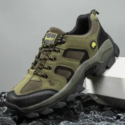 Wiosna jesień mężczyźni Buty górskie Buty trekkingowe odkryte trampki Buty Trekingowe Meskie Zapatillas Trail Hombre Big Size 47 48