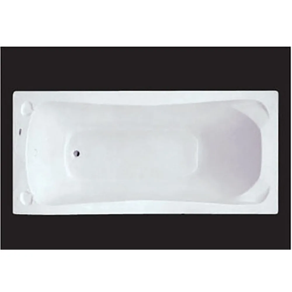 

Cheap Retangular Shape Bathtub Price White Acrylic Bath Tub Built in Bathroom Bathtub for Project