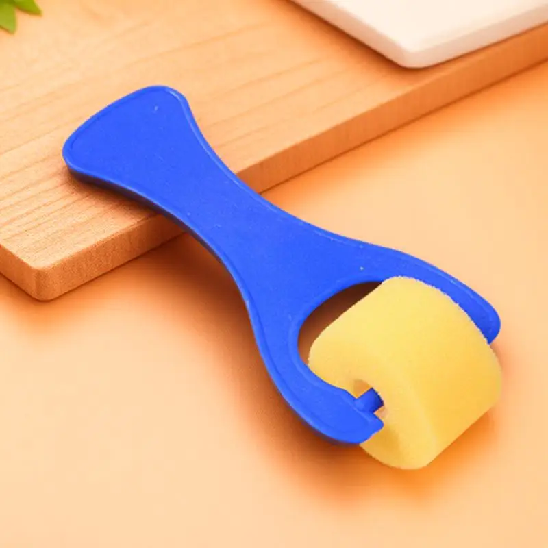 

10 шт. кисть для рисования, мини-круглая губка, маленькие валики для рукоделия, синие губки для рисования цветов