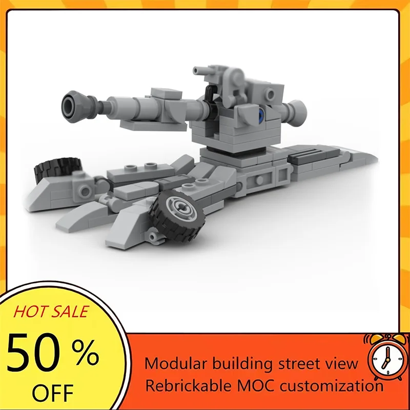 

Набор из 112 деталей: Популярная модель артиллерийской пушки из фильма «Звездные войны», конструктор MOC, модульная технология, подарки, праздничный набор для сборки, детская игрушка