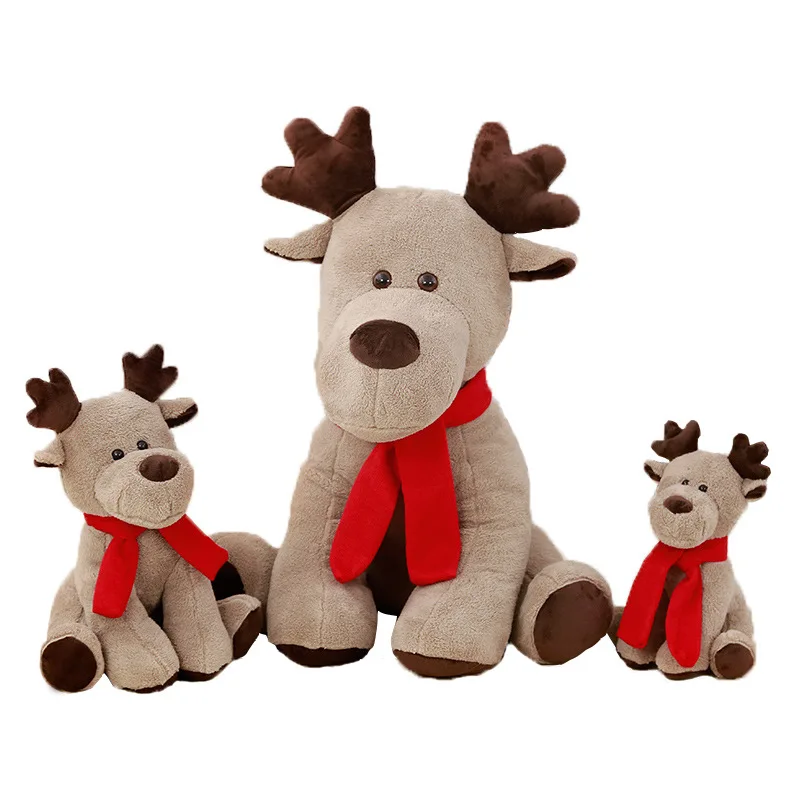 25-60CM New Santa Claus Plush Toy Plush Elk Christmas Decor Christmas Kids Gift Doll Mini Animal Stuffed Pillow Dolls Kids Toys