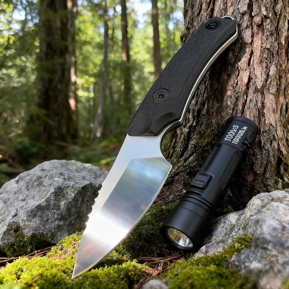 

Портативный карманный нож для выживания в дикой природе, EDC, высокая твердость, лезвие 5Cr13Mov, прямой нож, открытый кемпинг, охотничий спасательный нож