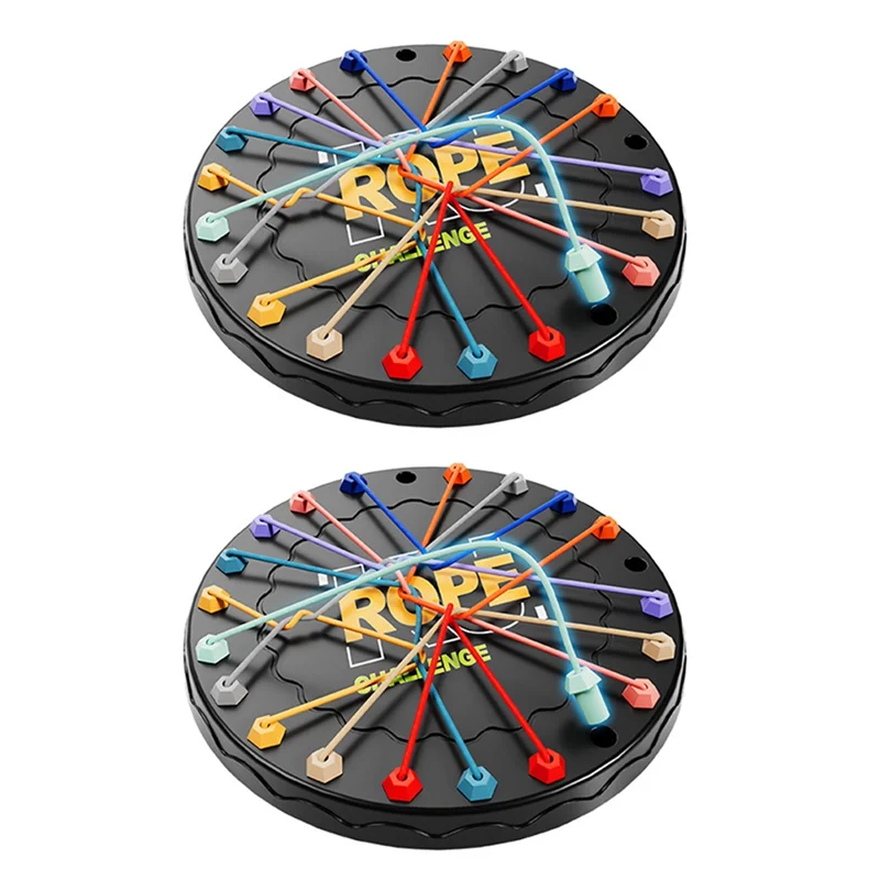 

YSUN-2Xrope Untangling Unlock Настольная игра Challenge Puzzle Интерактивная игра для родителей и детей