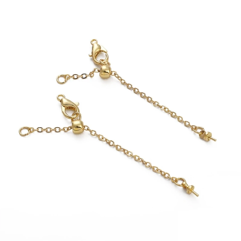 

Sturdy Brass Chain Extender with Lobster Clasp Accessory for Enhanced Durability