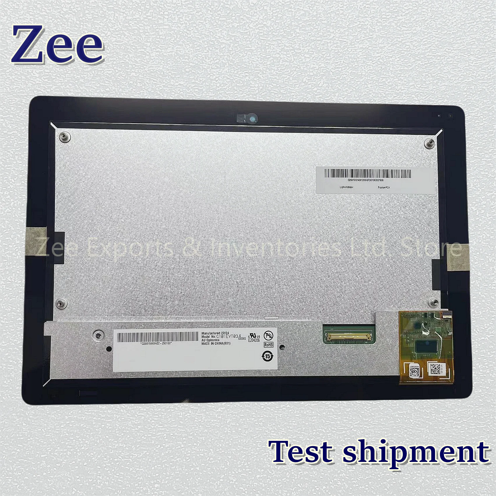 Painel Lcd Industrial com Painel de Exposição Táctil G101evt03.0 Original Novo 101 ” Teste 100 Antes da Expedição