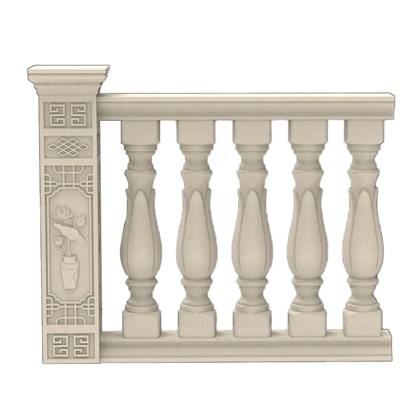 

Thickened ABS Roman Column Mold Household Balcony Railing Handrail Vase Column Mold Cast-in-place Fence Column Building Molds