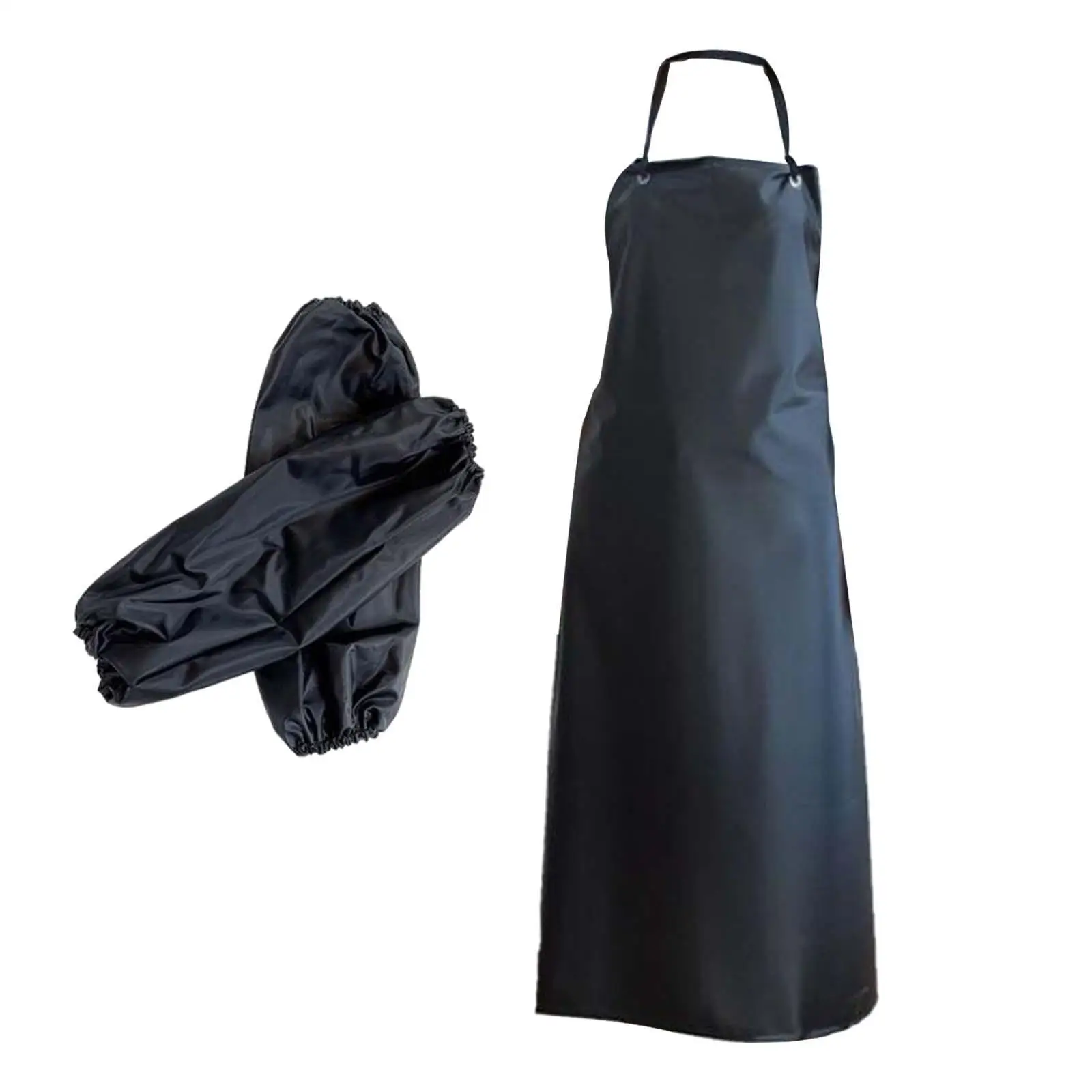 PVC Apron Thick Waterproof Apron Work Apron Utility Apron for Dishwashing Fishes Cleaning Butcher Shop Workshops for Men Women