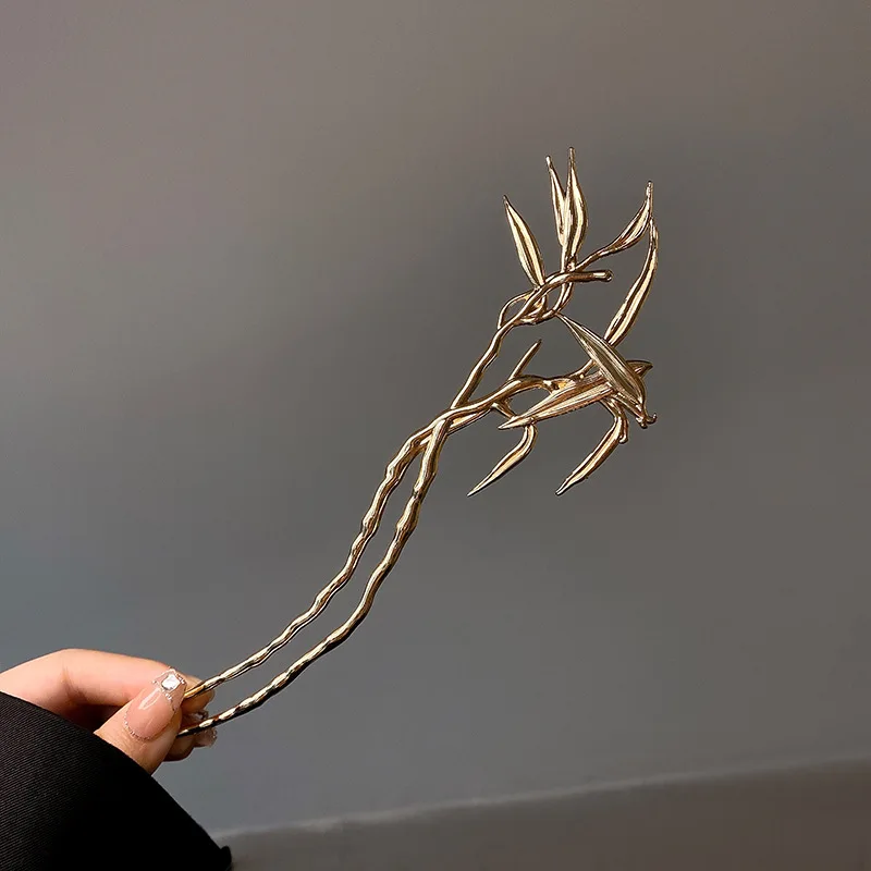 Épingle à cheveux de Style Simple et moderne pour femmes, avec plaque de Sensation avancée, accessoires Hanfu de Style ancien, 2025