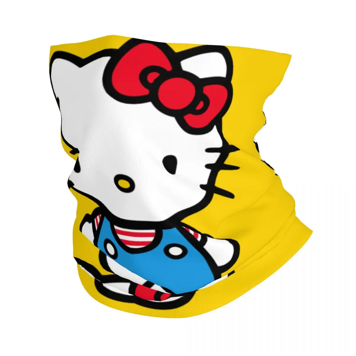 

Kit Bandana Neck Gaiter Printed Motorcycle Motocross Hello Kitty Face Scarf Multifunctional Headwear Cycling Unisex Adult Winter