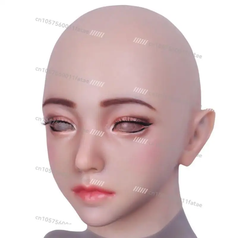 

New Mask Adult Full Face Silicone Mannequin Mask Male To Female Headgear All-inclusive Cosplay Simulation