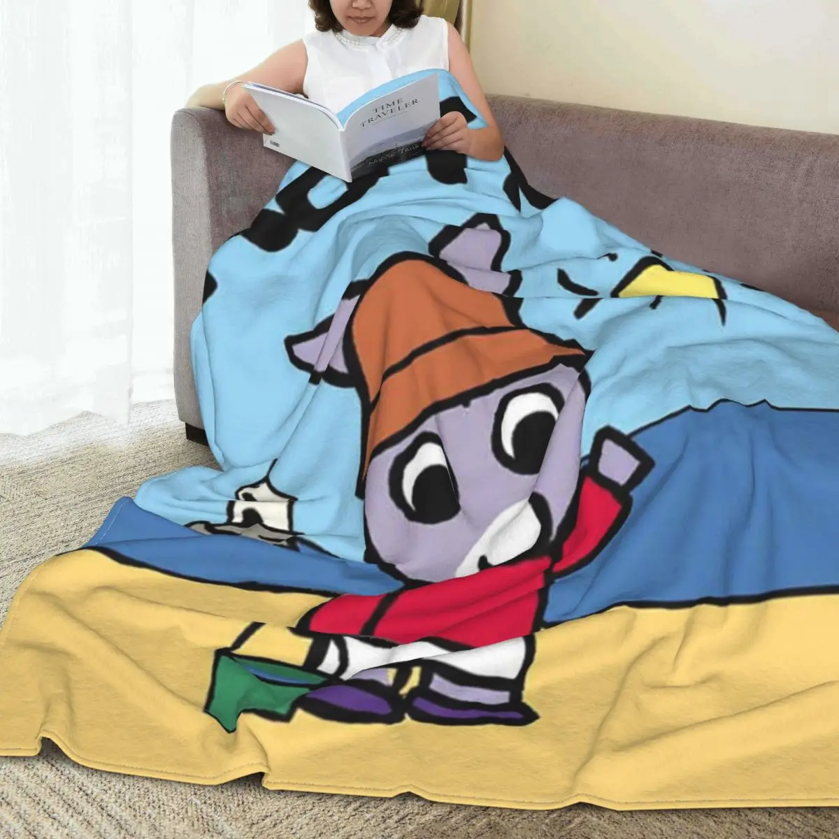 Trotro Blankets Cartoon Television Beach Travelling Flannel Throw Blanket Super Soft Couch Chair Sofa Bed Design Bedspread Gift