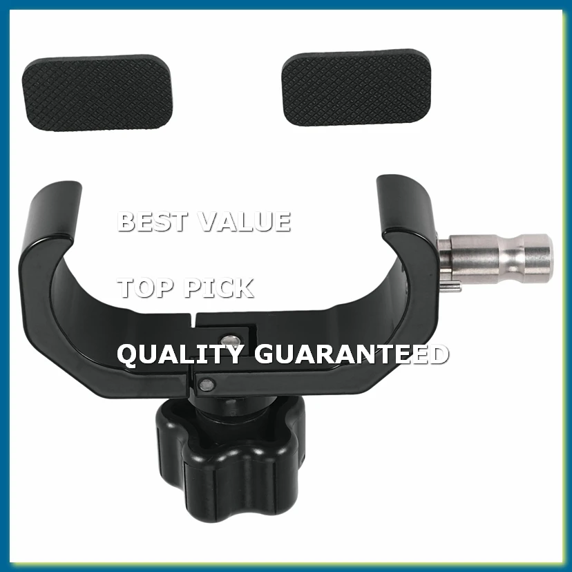 GPS Range Pole Cradle Bracket for Trimble Handheld Open Data Collector with Compass Quick Release Pole Clamp, B