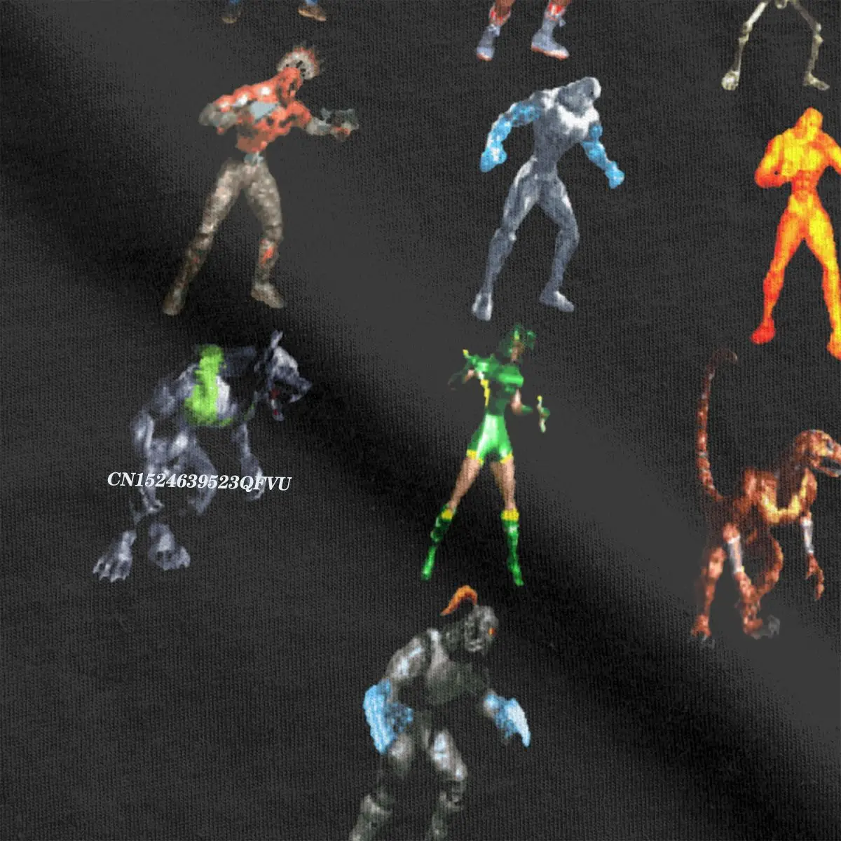 Mortal Kombat Killer Instinct SNES Character Lineup Men Tshirt Novelty Tees Manga T-Shirts Premium Cotton Birthday Gift Tops