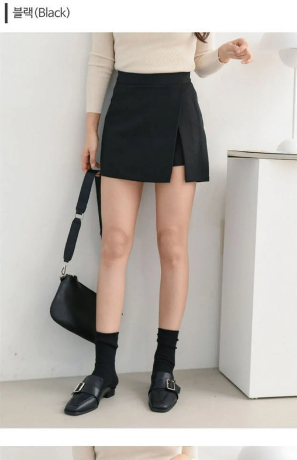Damenrock mit hoher Taille, A-Linie, lässig, vielseitig, sexy, mit Schlitz, Hüftrock für alle Jahreszeiten – Detail 6