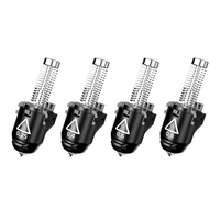 FLASHFORGE Adventurer 5M Pro AD5M Seris 4-Pack Nozzle Bundle, Multiple Diameters (0.25+0.4+0.6+0.8mm), 280℃ High Flow Nozzle