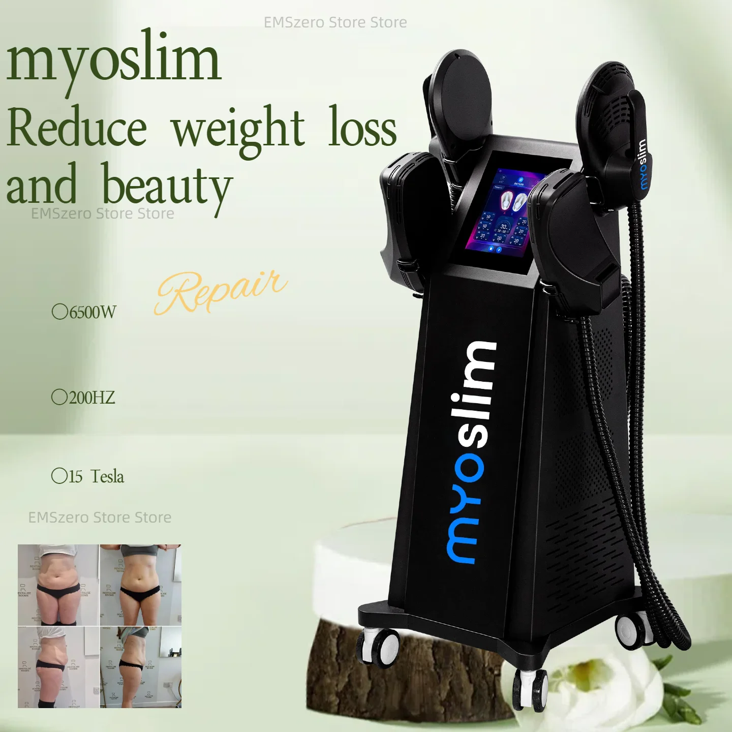 

Magnetic Body Shaping and Slimming Device: Quickly lose weight, shape your body, remove fat, and create a perfect figure.