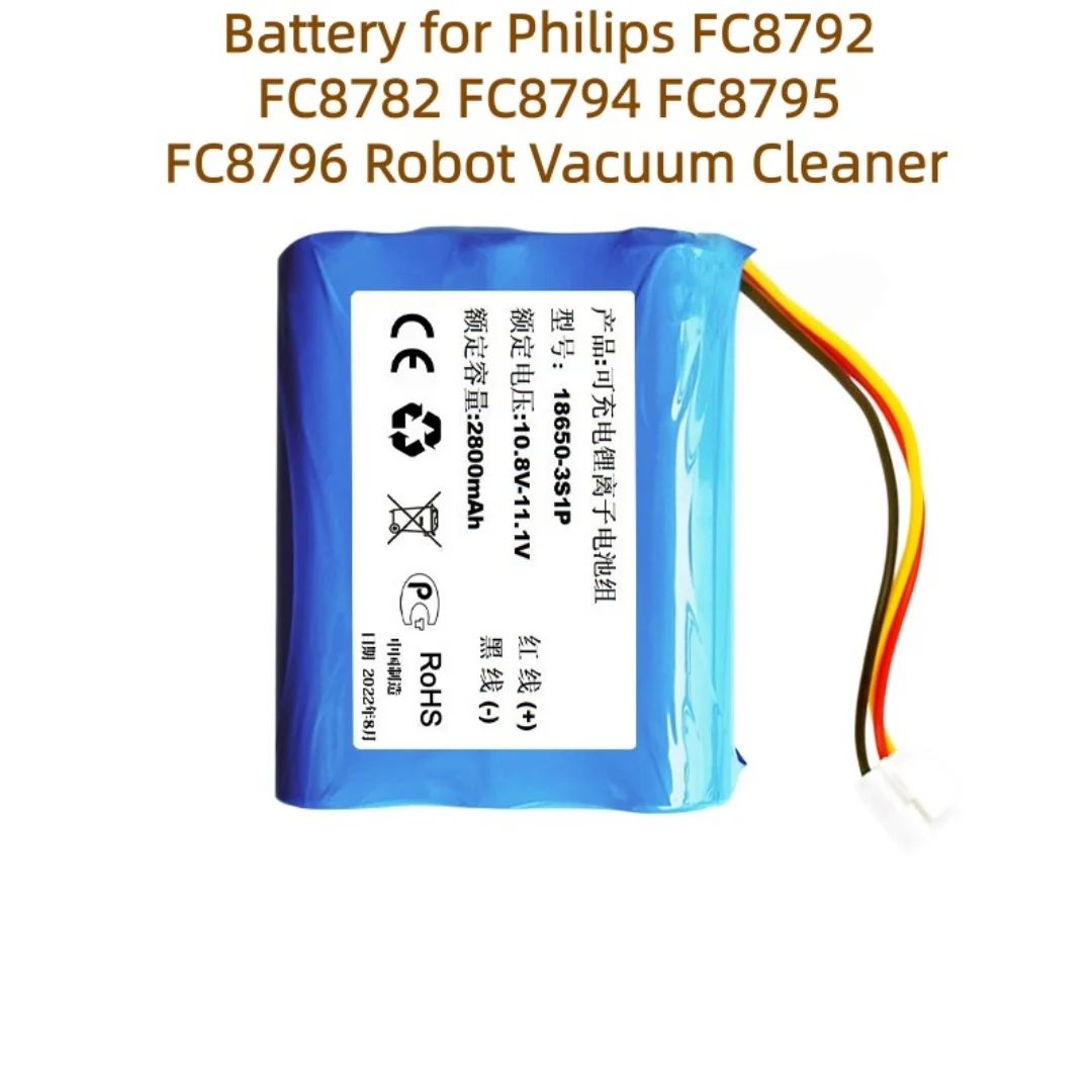 14.8V Li-ion Battery for Philips FC8792 FC8782 FC8794 FC8796 Robot Vacuum Cleaner