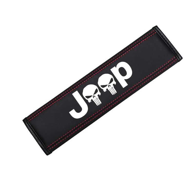 Für Jeep Wrangler Jl JK Renegade Grand Gladiator Gladiator Top Leder Material Auto Sicherheits gurt Abdeckung Schulter schutz