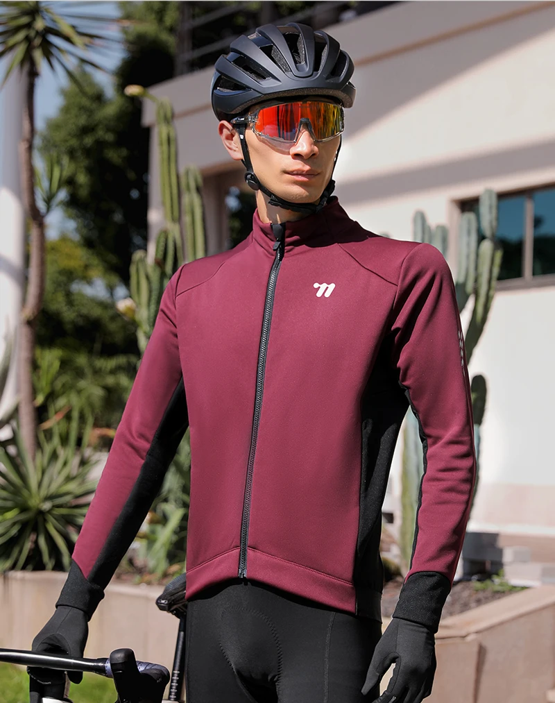 WEST RADFAHREN Männer Halten Warme Radfahren Jacke Winter Herbst Winddicht Thermische Fleece Fahrrad Mantel Wärme Lagerung Windjacke Fahrrad Jacke – Detail 4