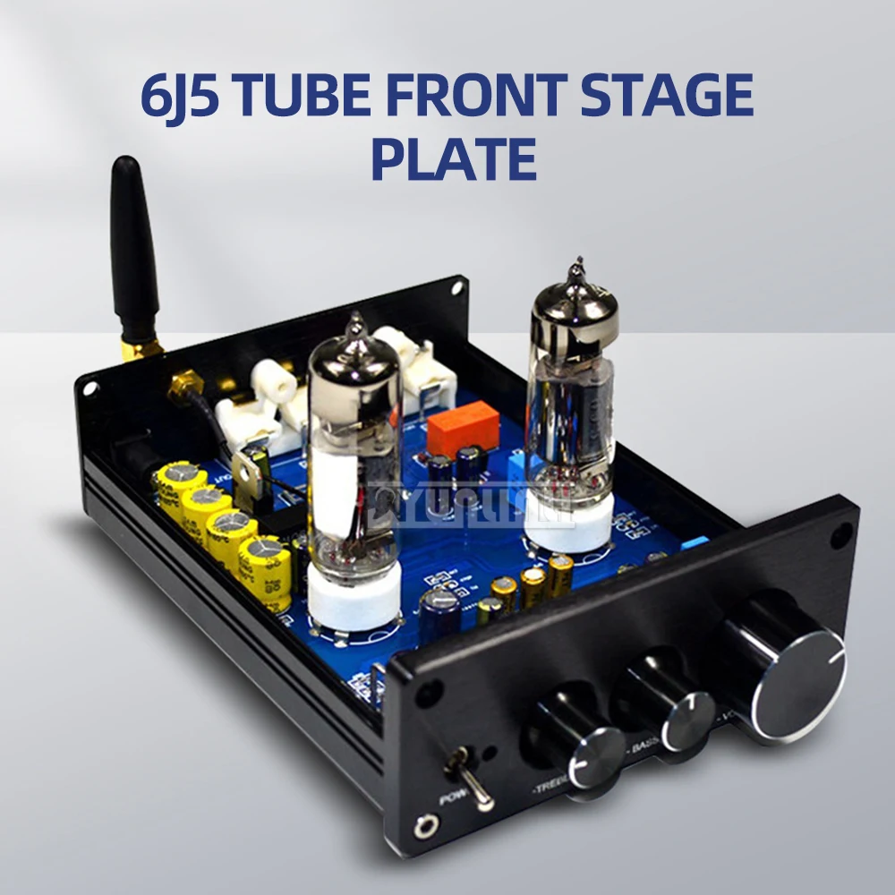 6J5 HiFi Power Amplifier Electronic Tube Tone Tuner 4.2/5.0 APTX Front Stage Bluetooth  Independent DAC decoding