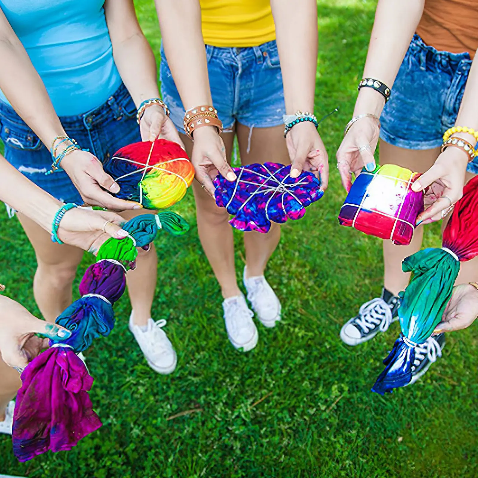 

1 Set Tie Dye Powder Kit 24 Colors Long Lasting Dye Packets For Cotton Rayon Fabric Clothing Dyeing Refill Large Tie Dyeing Set