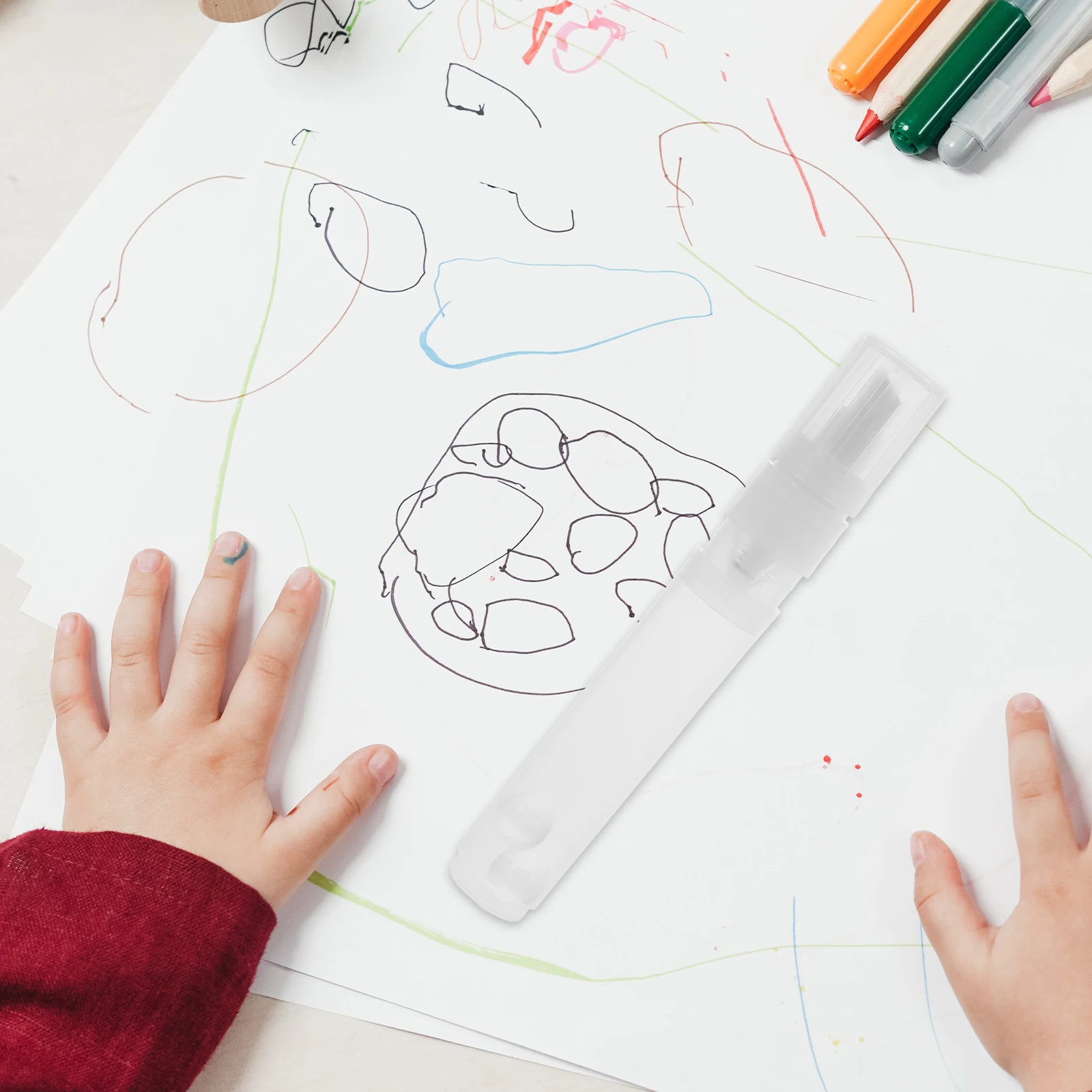 

2Pcs Paint Pen Shells Empty Markers Sophisticated Workmanship Practical Graffiti Supplies Paint Markers Pen Supplies