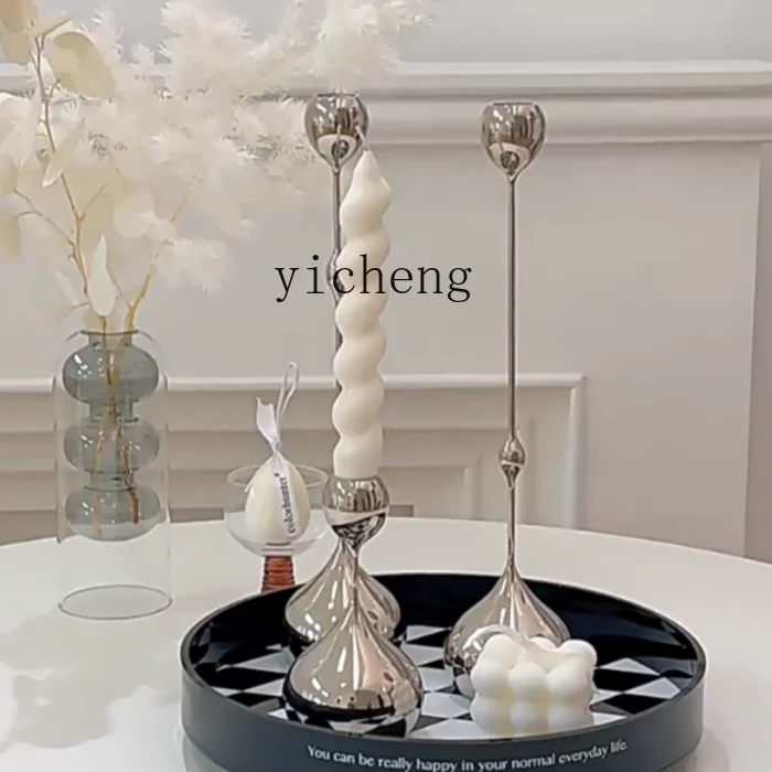

Light Luxury Water Drop Candle Holder Wedding Decoration Hotel Home Romantic Aromatherapy Candle Ornament