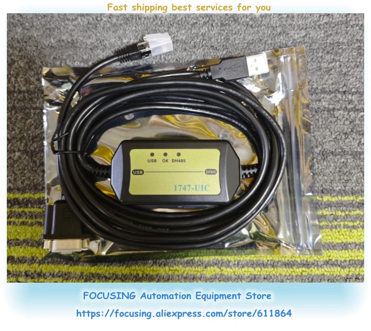 USB Cable To DH485 Interface Converter Used For A-B PLC 1747-UIC