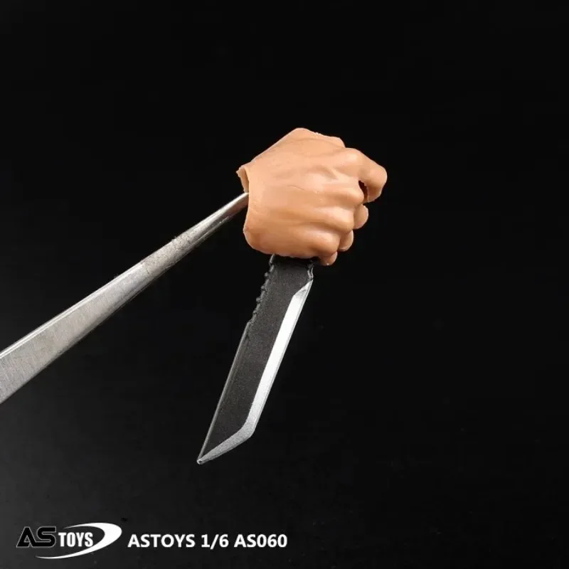 Em estoque as060 1/6 escala tático punhal faca militar longo curto punhal modelo para 12in soldado figura de ação arma acessório