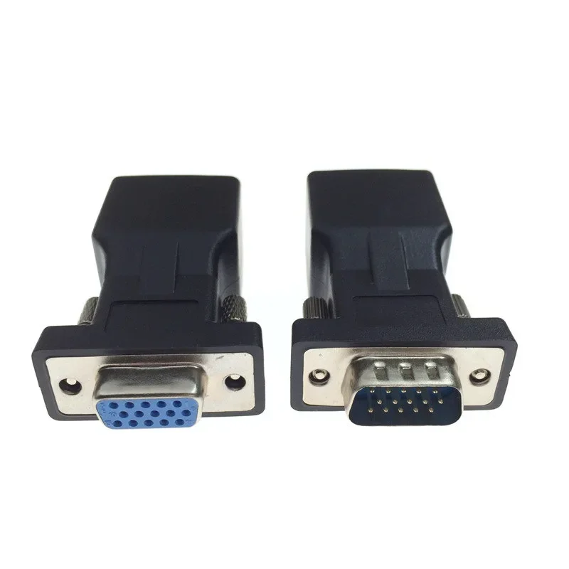 New Arrival DB9 RS232 Male/Female To RJ45 Female Adapter COM Port To LAN Ethernet Port Converter