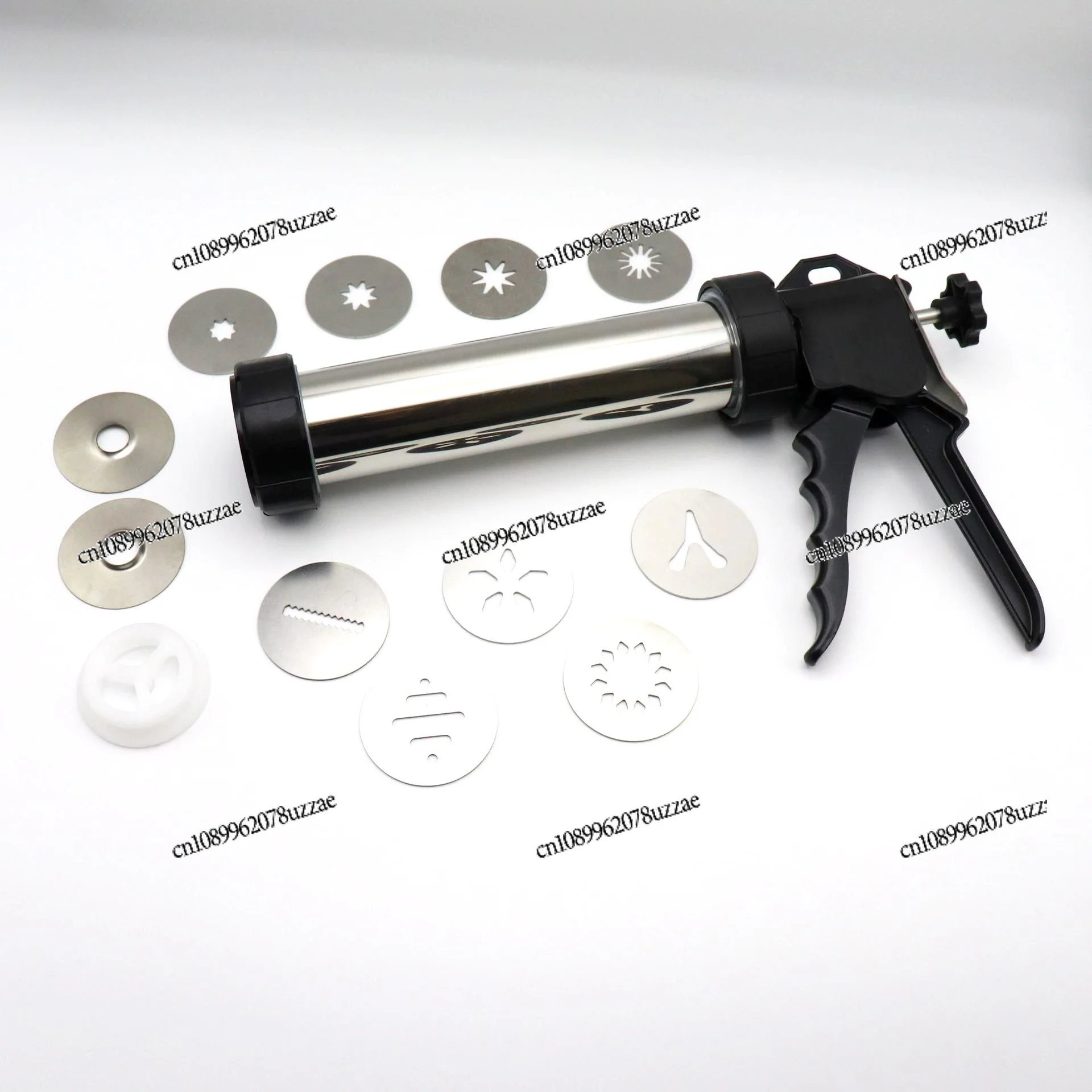 ステンレス製ハンドピンチフリッターツール、フリッターマシン、クッキーマシン、クッキーツール、押出式クッキーマシン、洋風クッキーマシン