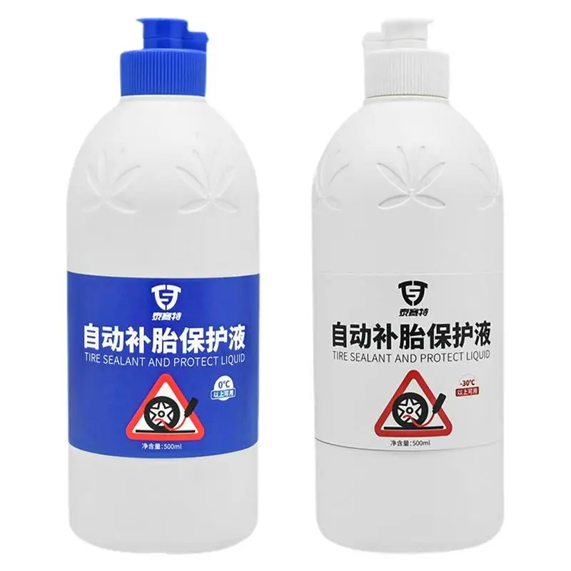 

Truck Tire Repair Sealant Multipurpose Flat Tire Repair Sealant 500ml Bicycle Tire Repair Tool Low-Temperature Resistant Tire