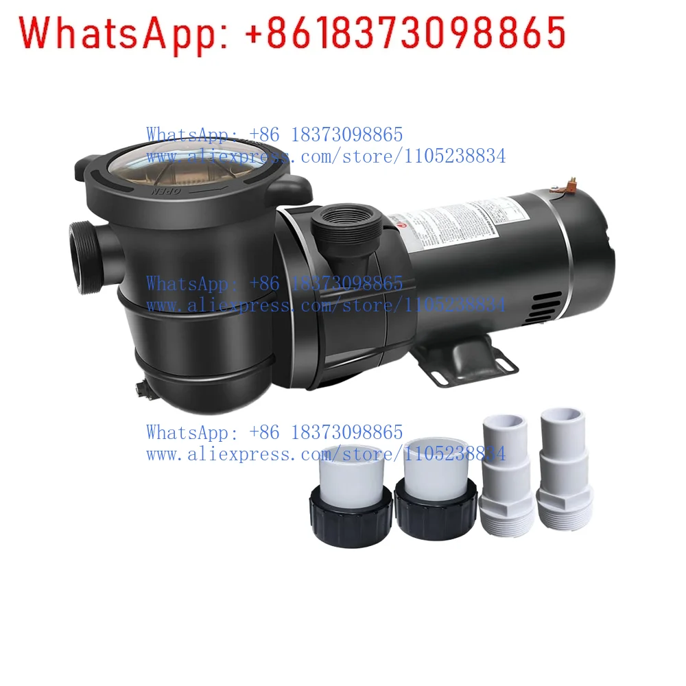 PureBy 2HP Variable 2-Speed 115v 5160GPH Surface Pool Pump 1.25 