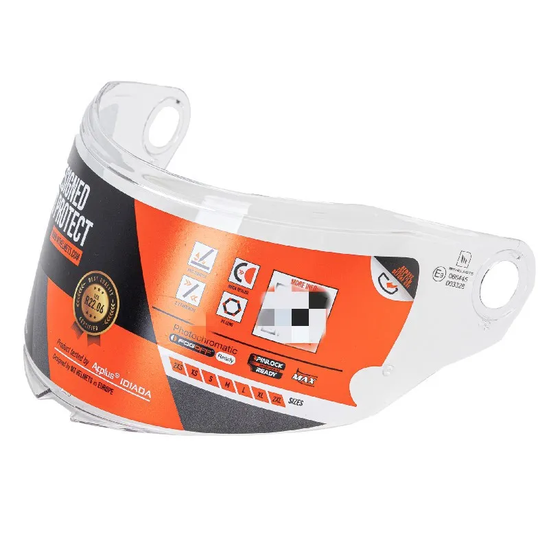 

MT-V-35 Lens Adapts To MT ATOM 2 SV Peeling Helmet MT Original Lens Peeling Helmet Lens capacete de moto cascos para moto