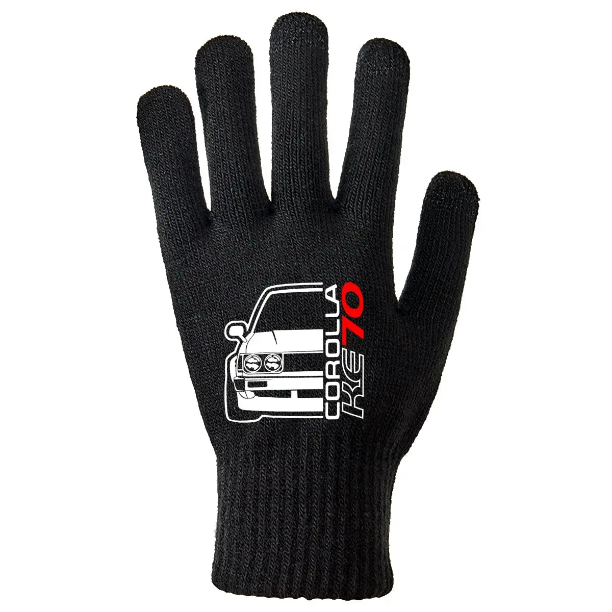 Guantes térmicos antideslizantes para exteriores con contorno de número 70 para amantes de los deportes de invierno