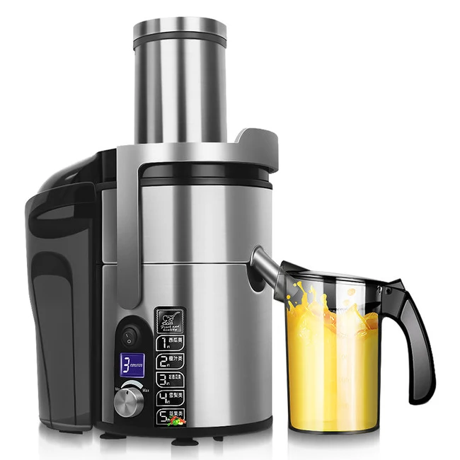 

LCD Display Juice Extractor Machine 1200W Hot Sale Stainless Steel Juicer