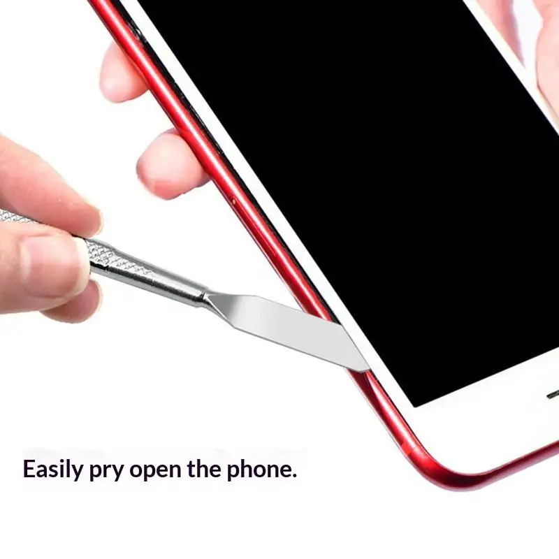 Metal Pry Crowbar With Chromium Vanadium Steel Rust Prevention And Smooth Edges Perfect For Electronics Repair Phone Laptop