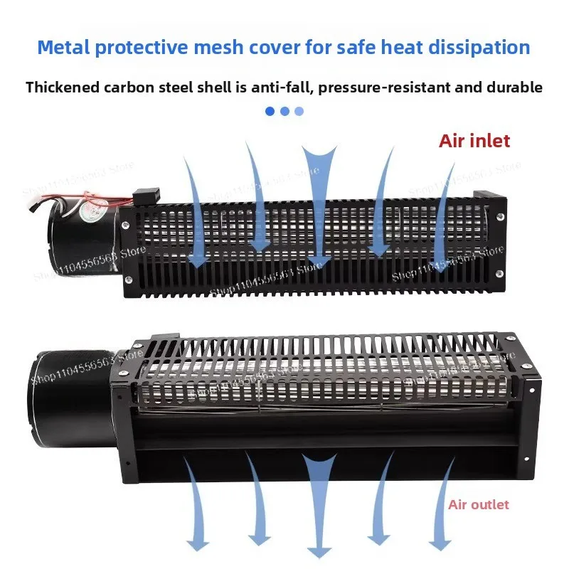 Cross flow fan 220v silent drum elevator heat dissipation constant current long strip reflow welding throughflow fan