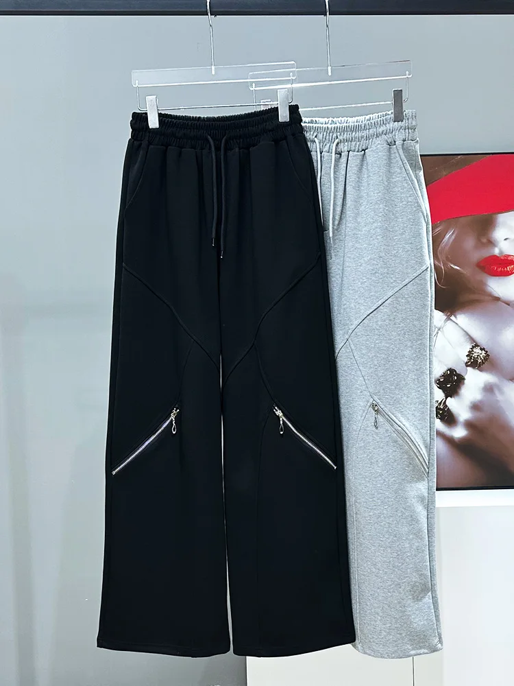 

Original American High Street ey Sweatpants Men's Spring Autumn Loose Trendy Sports Casual Drape Long Pants Straight Leg