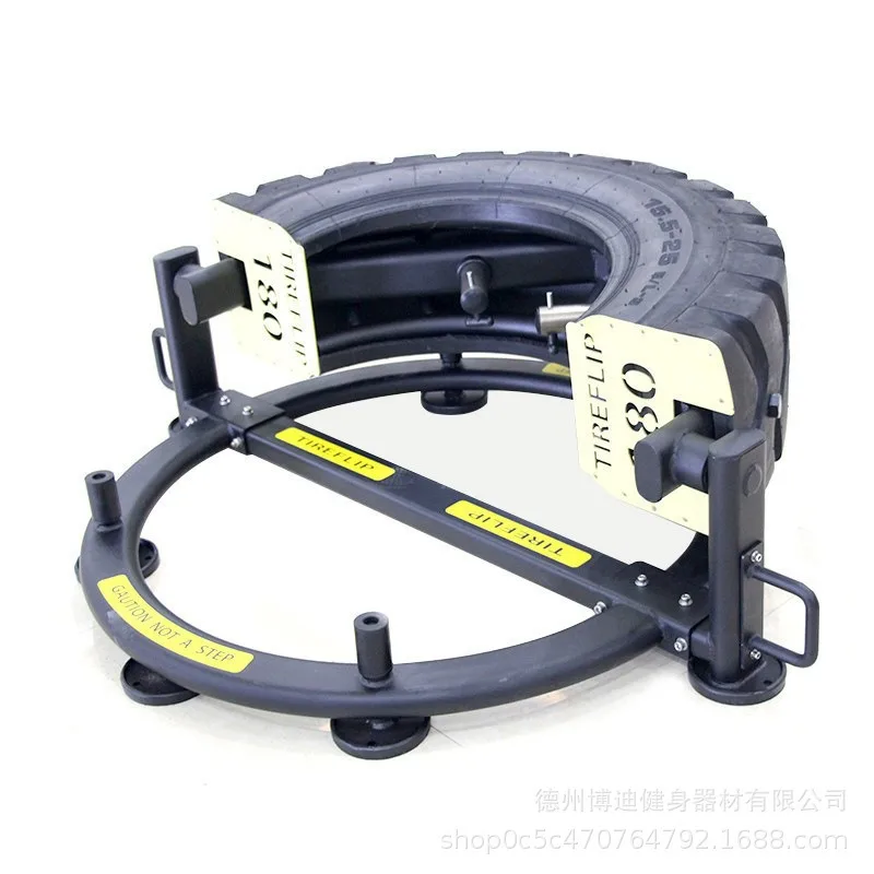 

Tire flipper half-moon flip tire weight-bearing physical strength training 180-degree tumbling fitness equipment