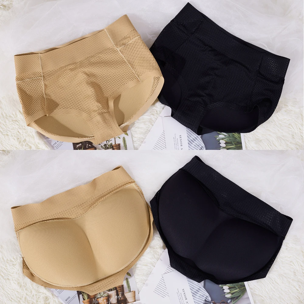 Women Shapers Sponge Padded Butt Lifter Abundant Lady Pants Push Up Hip Enhancer Padded Panties and Briefs Underwear