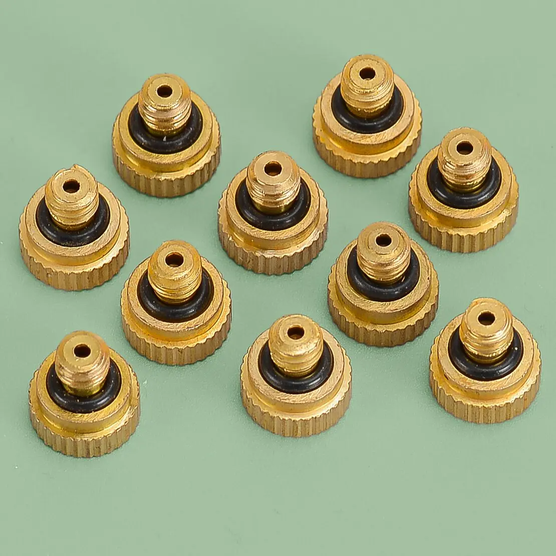 LETAOSK 0.3 مم فوهة التغشية بخاخ رش الماء لنظام الري التبريد